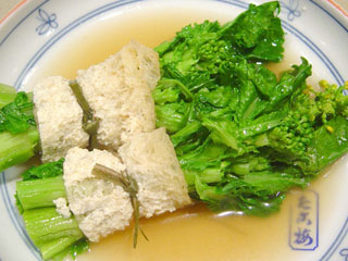 菜の花の関東煮（かんとだき／おでん）